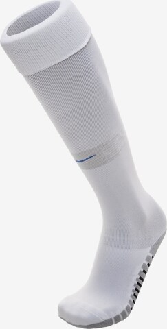 NIKE Soccer Socks 'Team MatchFit' in White: front