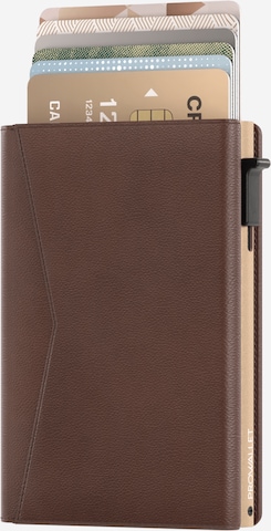 Porte-monnaies 'Pasjeshouder Classic' Prowallet en marron : devant