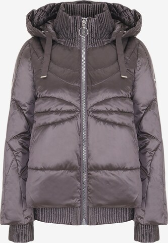 baronia Winter Jacket in Grey: front