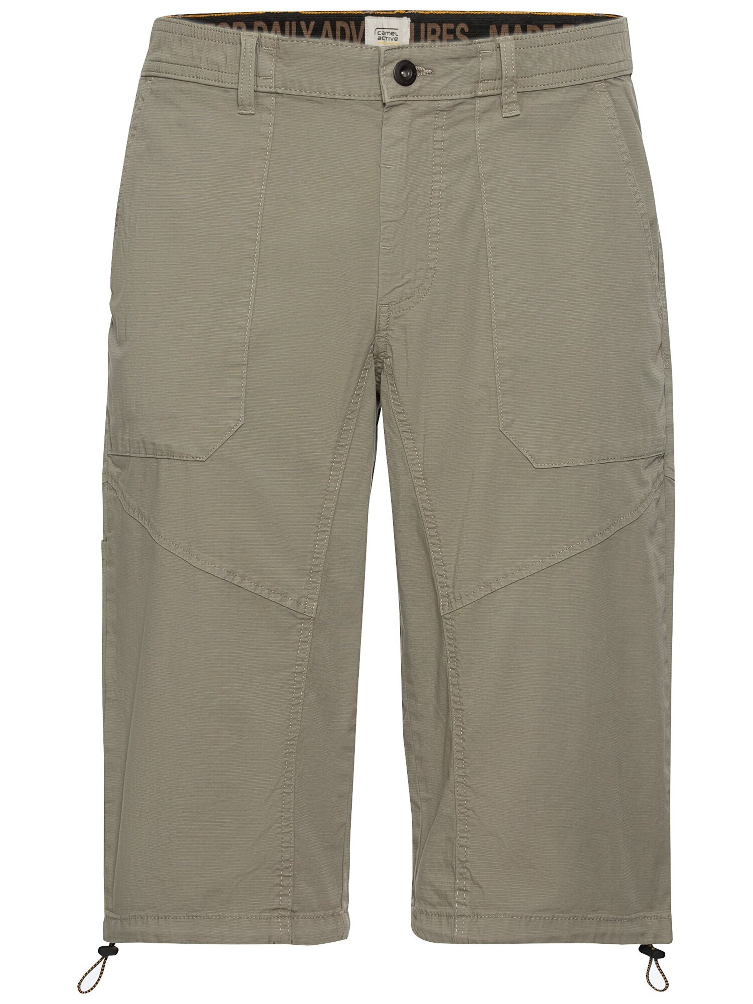 CAMEL ACTIVE Chino Shorts Regular Fit in Grün: Vorderseite