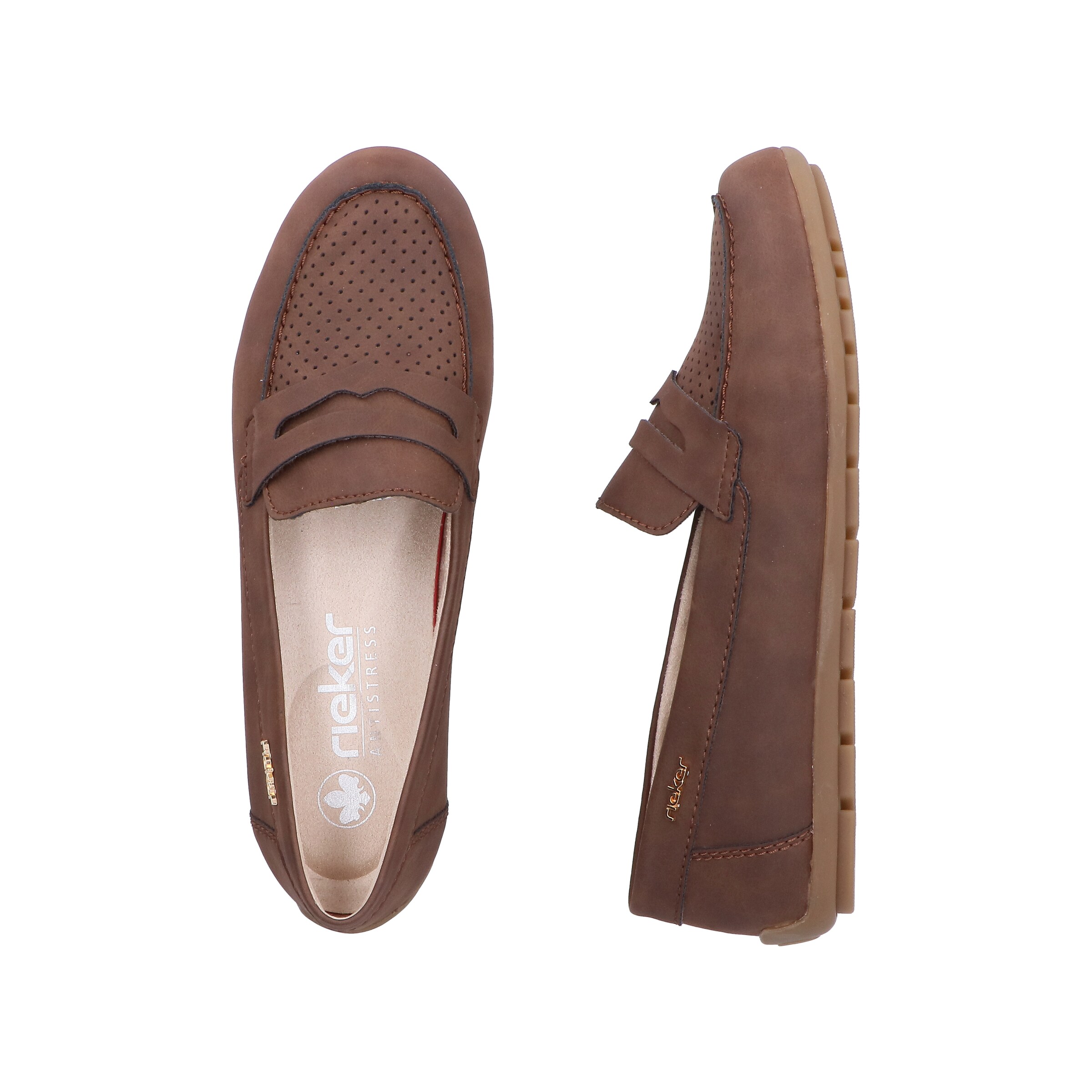 Chaussure basse Rieker en marron