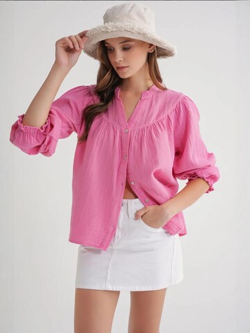 MixRay Blouse in Pink
