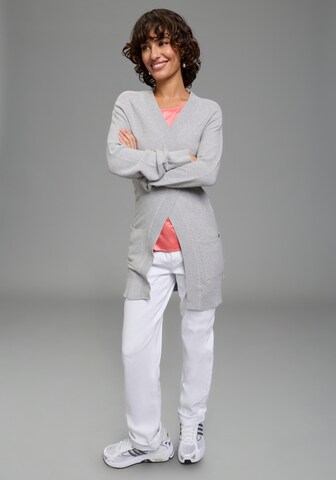 LAURA SCOTT Strickjacke in Grau