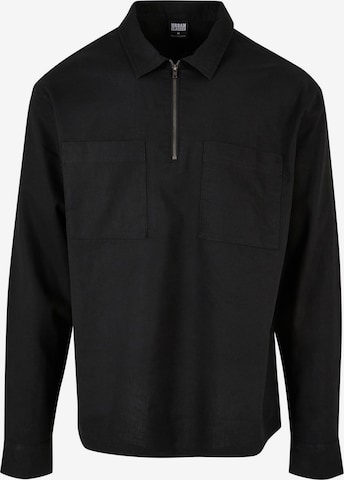 Chemise Urban Classics en noir : devant