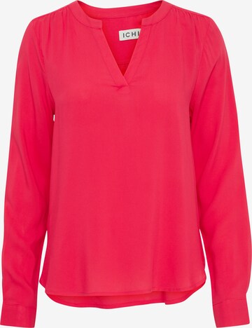 Camicia da donna di ICHI in rosa: frontale