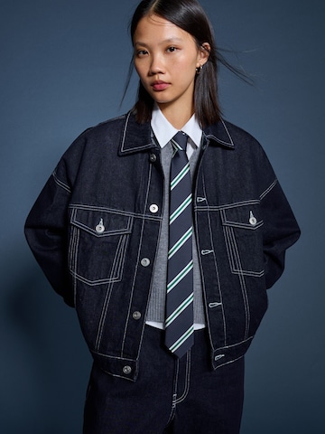 Cravate Bershka en bleu