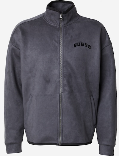 GUESS Sportski gornji dio trenirke 'SHIRO' u antracit siva / crna, Pregled proizvoda