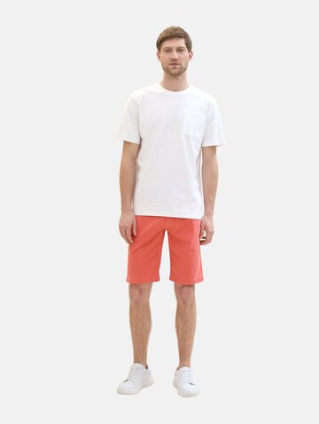 TOM TAILOR Slimfit Chino in Oranje