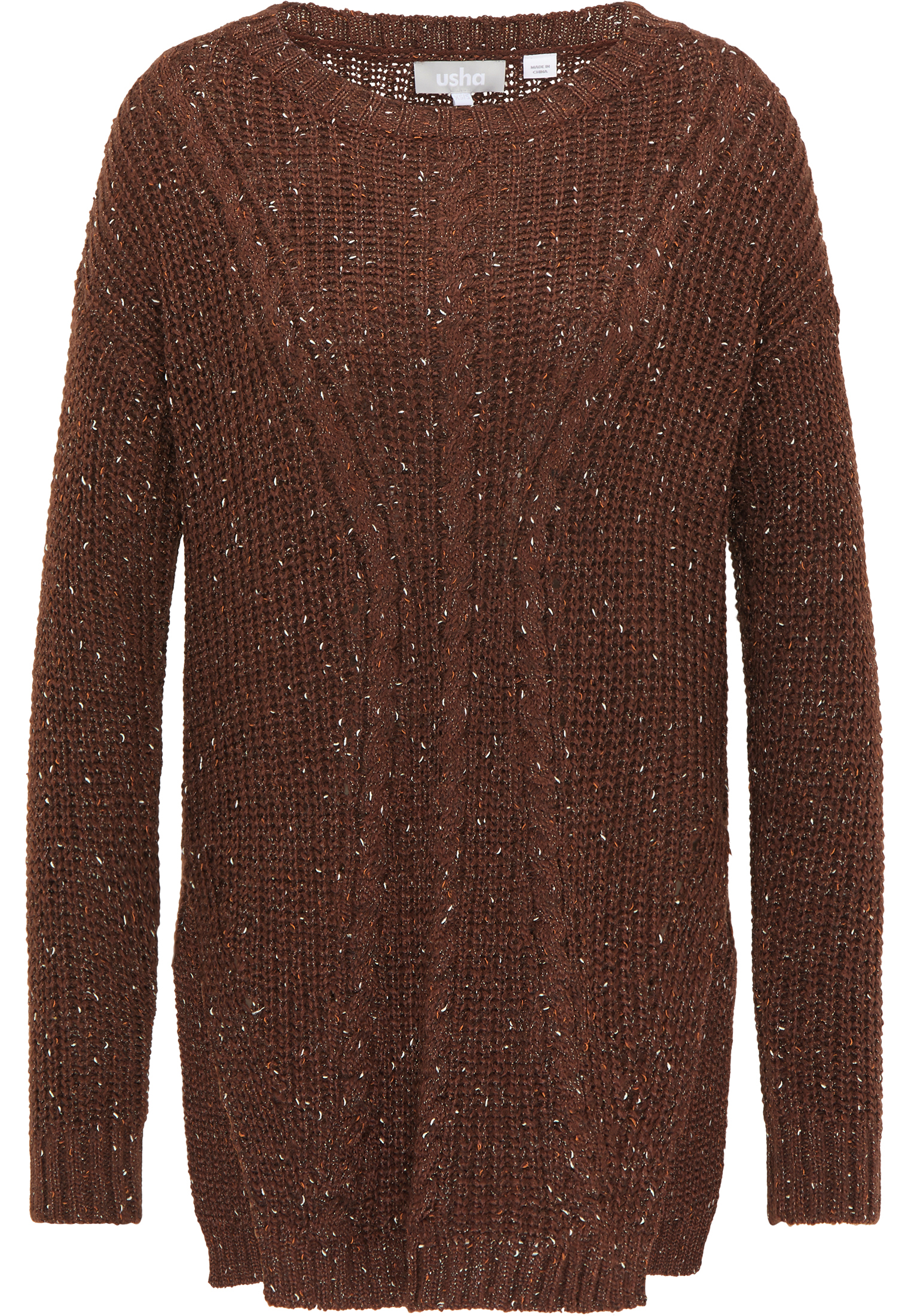 Abbigliamento Donna Usha Pullover in Marrone Scuro Abbigliamento Donna Usha Pullover in Marrone Scuro
