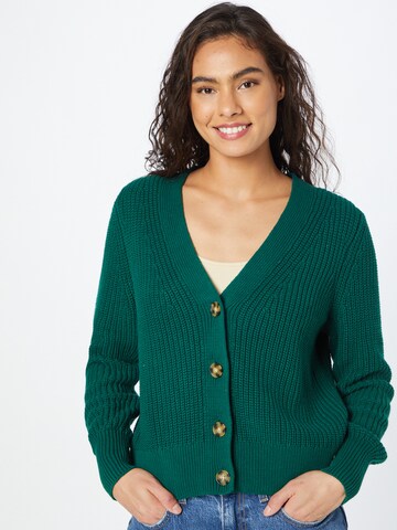 GAP Knit cardigan in Green: front