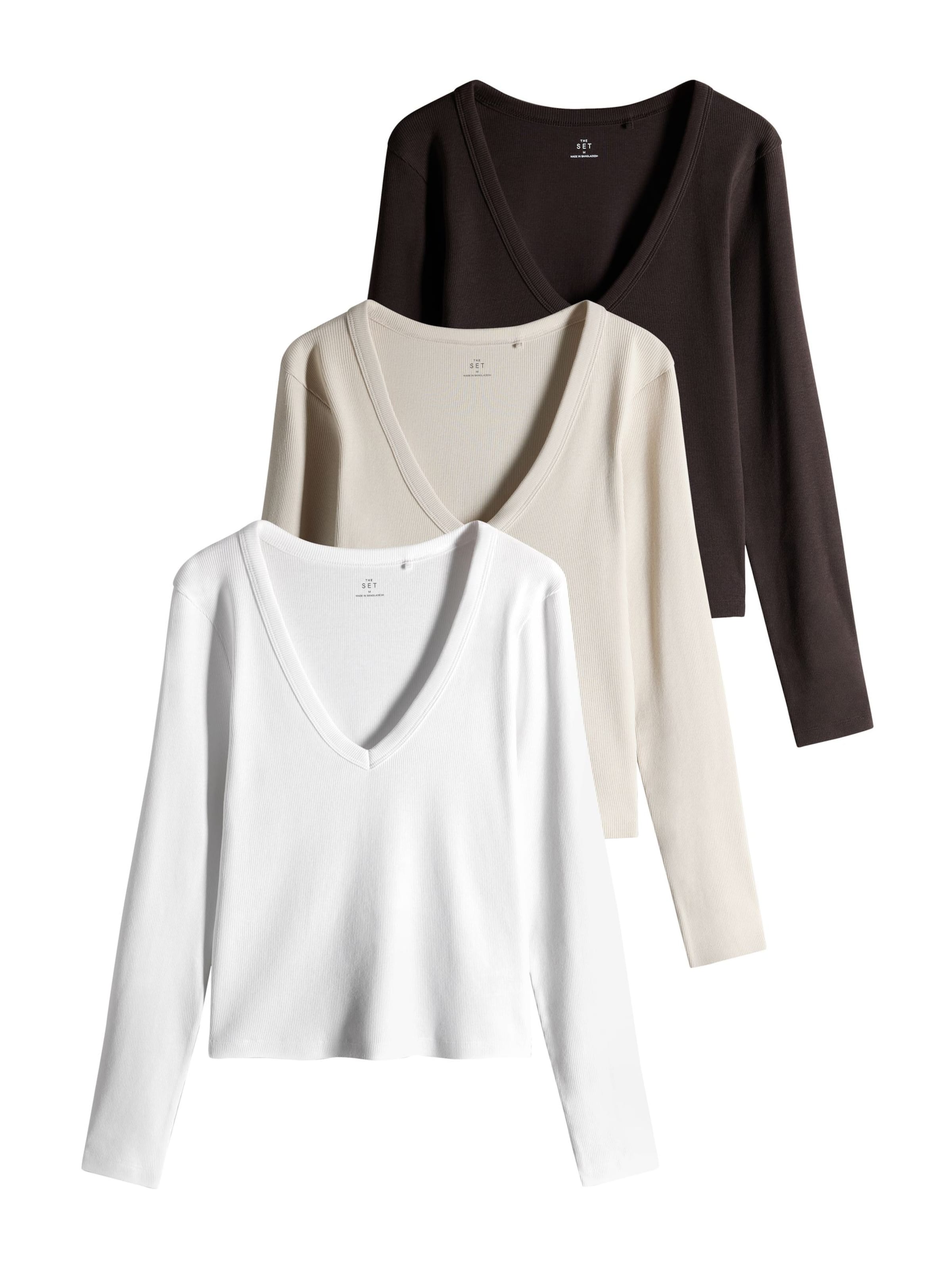 The Set Shirt in Gemengde kleuren: voorkant