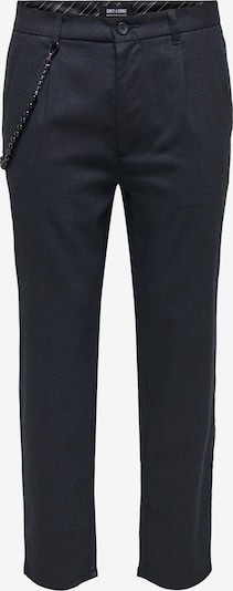Only & Sons Pleat-Front Pants 'LOU' in Navy, Item view