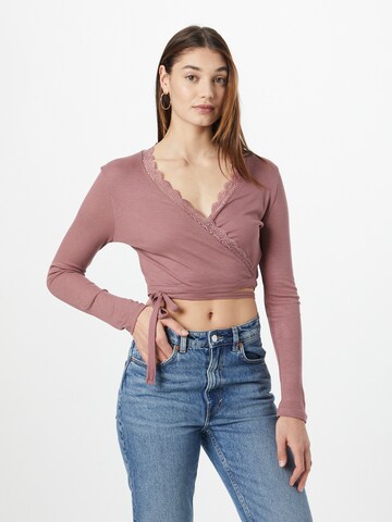 ABOUT YOU Shirt 'Luise' in Roze: voorkant