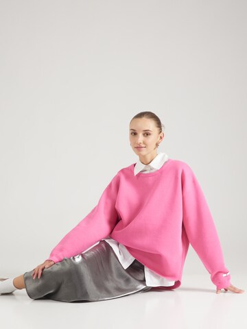 Sweat-shirt 10Days en rose : devant
