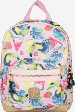 Pick & Pack Rucksack in Pink: predná strana