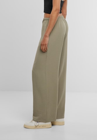 Wide Leg Pantalon Urban Classics en vert