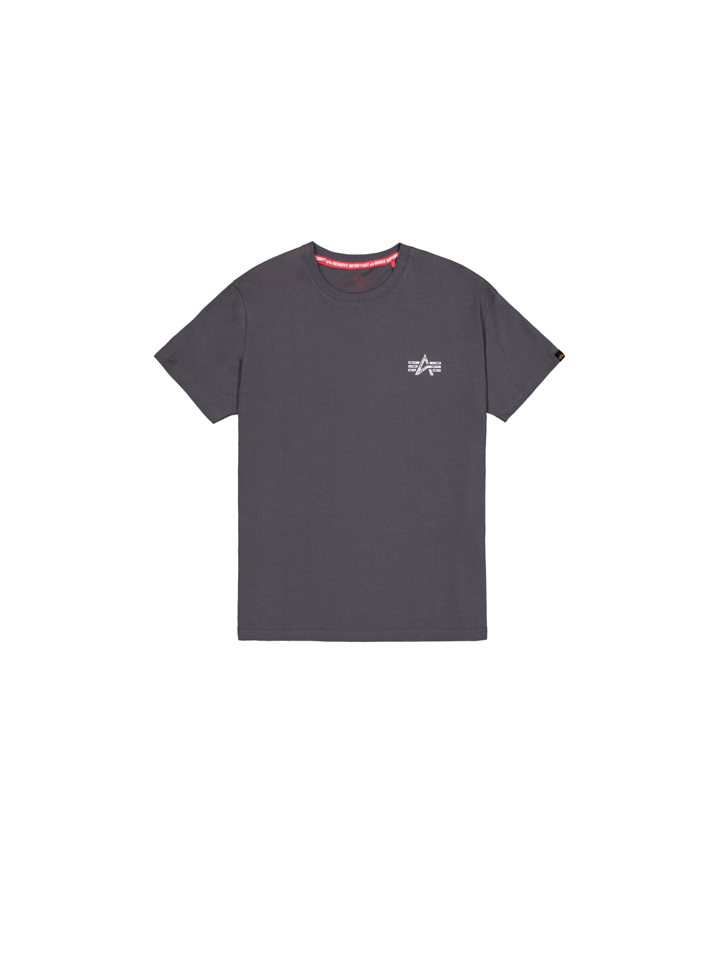ALPHA INDUSTRIES Μπλουζάκι σε γκρι: μπροστά