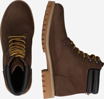 JACK & JONES Boots med snörning 'JFWStoke' i brun