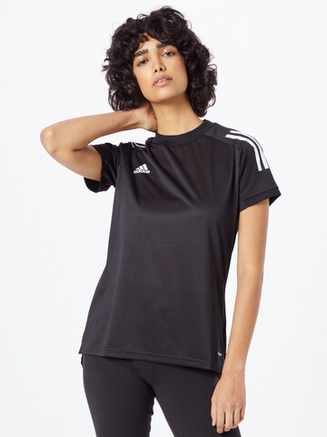 T-shirt fonctionnel 'Condivo 20' ADIDAS SPORTSWEAR en noir : devant