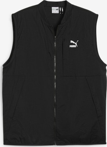 PUMA Sportbodywarmer 'CLASSICS' in Zwart: voorkant