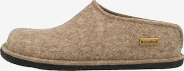HAFLINGER Hausschuh 'Flair Smily' in Braun: Vorderseite