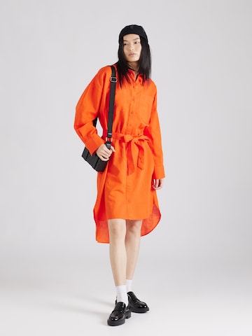 ESPRIT Košeľové šaty - oranžová
