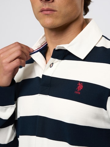Coupe regular T-Shirt 'Tarik' U.S. POLO ASSN. en blanc