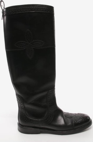 Louis Vuitton Dress Boots in 39 in Black: front