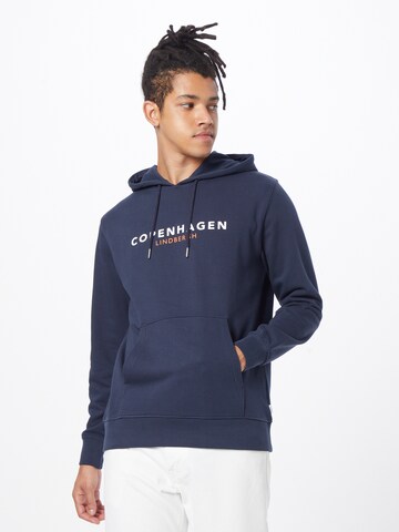 Lindbergh Sweatshirt 'Copenhagen' in Blau: predná strana
