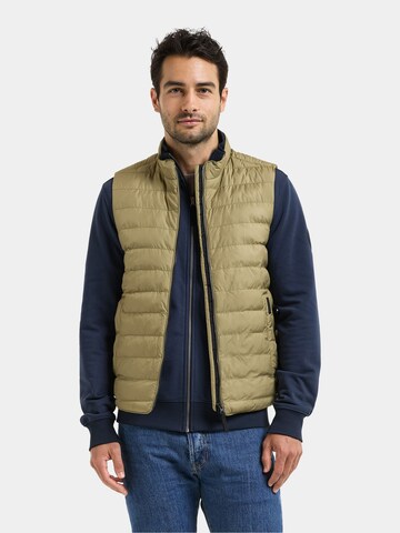 Didriksons Bodywarmer 'OWE' in Groen: voorkant