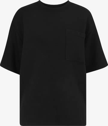 OCEANSAPART - Camisa 'Cruz' em preto: frente