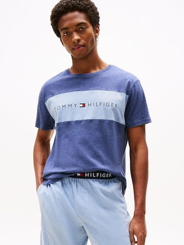 TOMMY HILFIGER Schlafshirt in Blau: Vorderseite