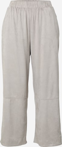 Max Mara Leisure - Loosefit Calças 'ZURCA' em cinzento: frente