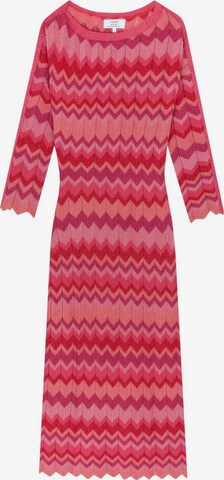Scalpers Knit dress 'Ziggy' in Pink: front