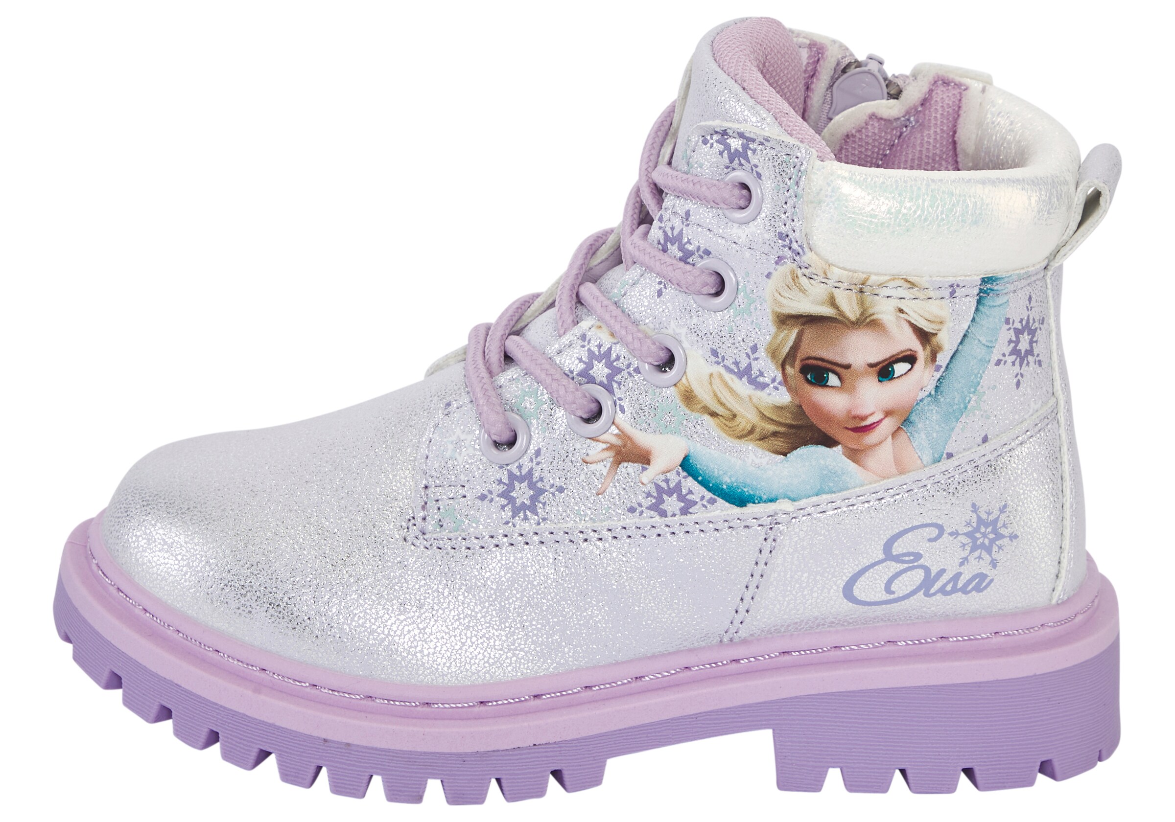 DISNEY Schnürboots in Lila