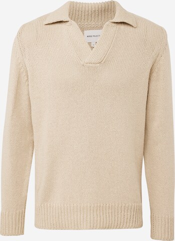 NORSE PROJECTS Trui 'Lasse' in Beige: voorkant