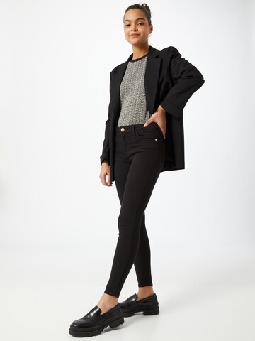 River Island - Skinny Calças de ganga 'Amelie' em preto