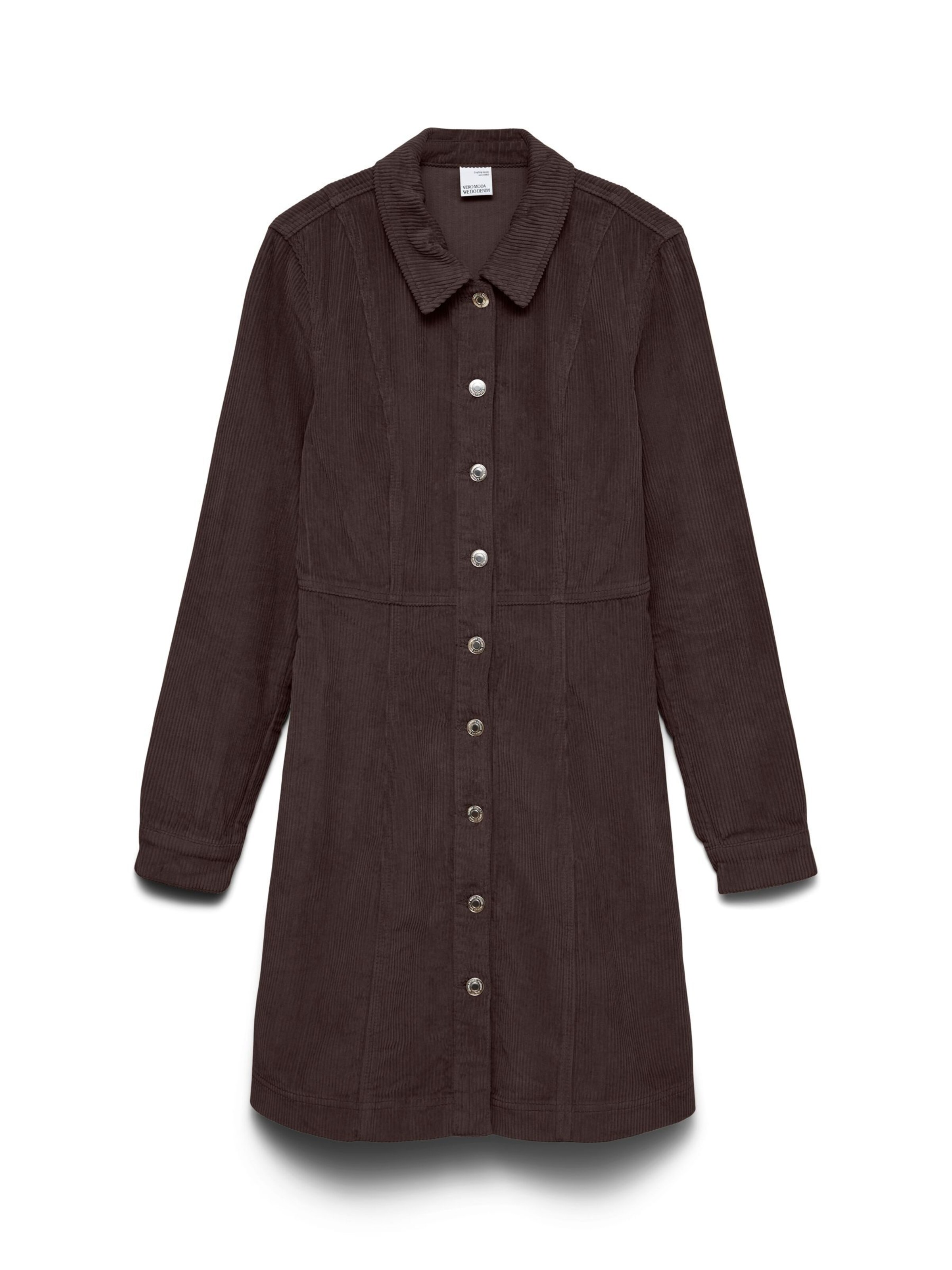 VERO MODA - Vestidos camiseiros 'VMDaisy' em castanho: frente