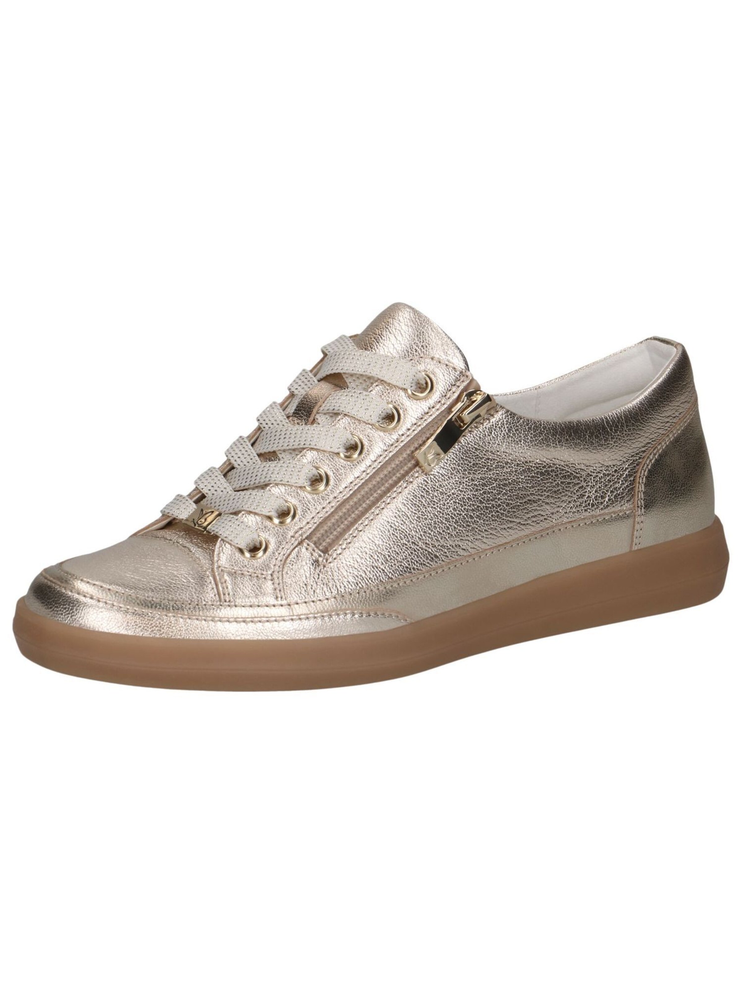 Sneaker bassa di CAPRICE in oro: frontale