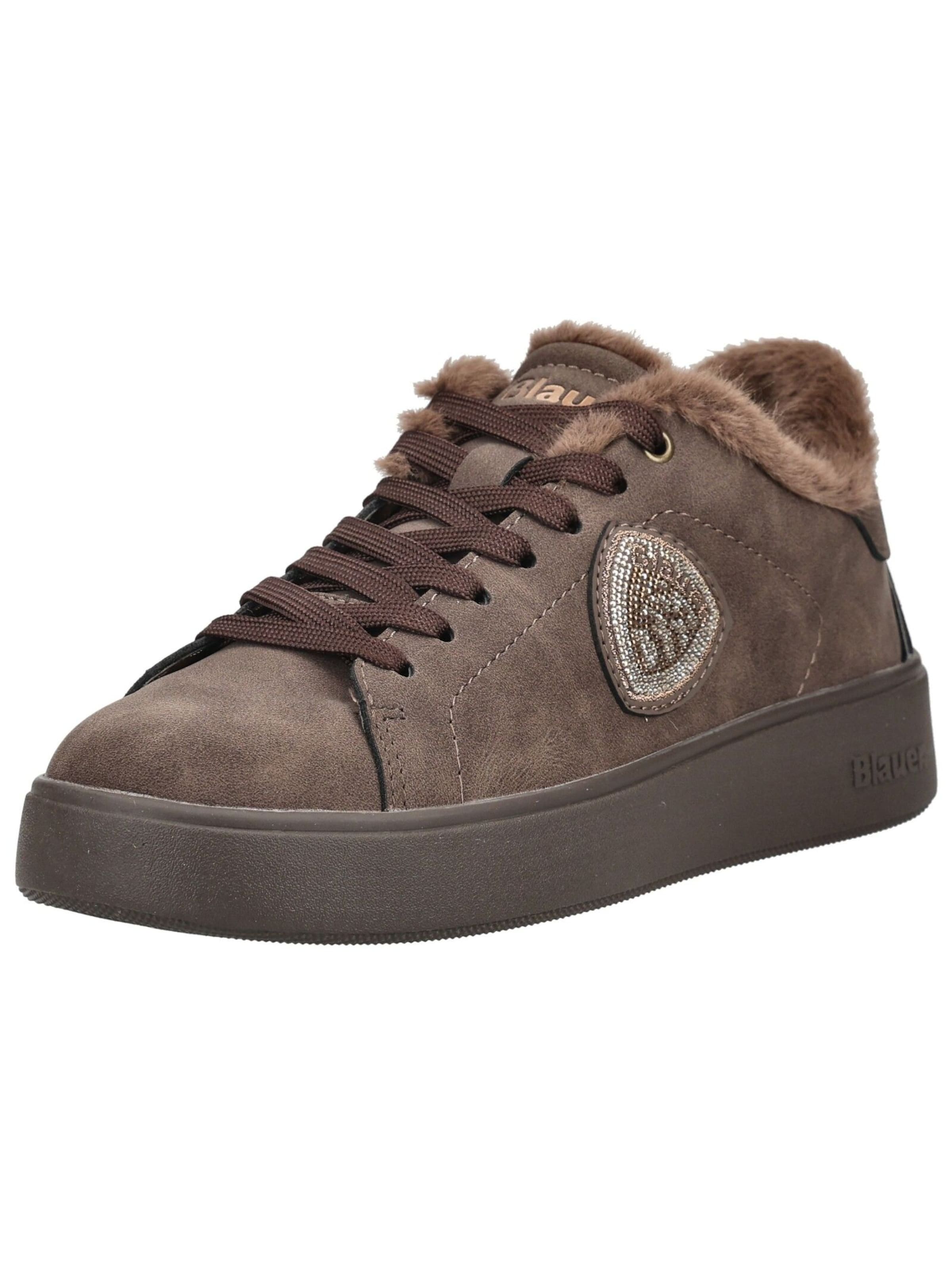 Blauer.USA Sneakers laag in Bruin: voorkant