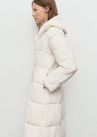 MANGO Winter Coat in White