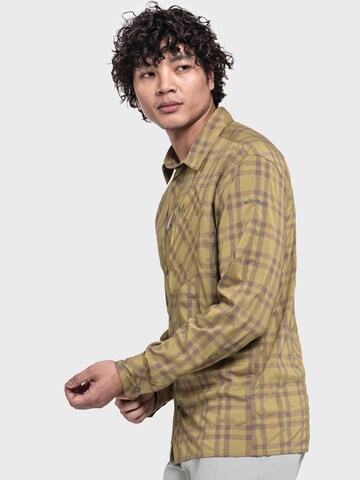 Schöffel Regular fit Functioneel overhemd ' Hiking Shirt Style Dynkur MNS ' in Groen