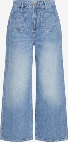 Wide Leg Jean 'PAMMY' ICHI en bleu : devant