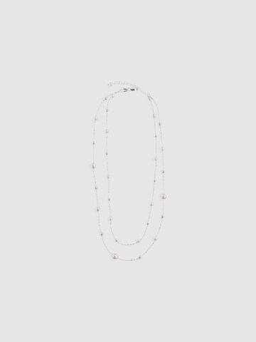 Luxenter Halsband 'Clasow' i silver: framsida