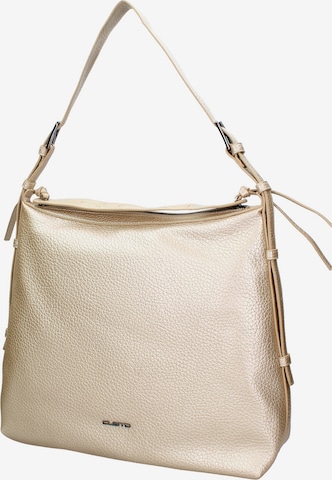 Borsa a spalla di Custo Barcelona in argento: frontale