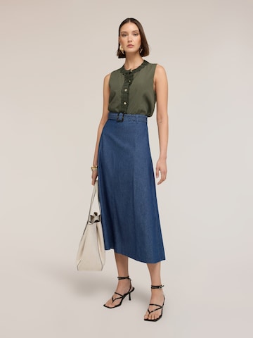 Gonna di MOTIVI in blu: frontale