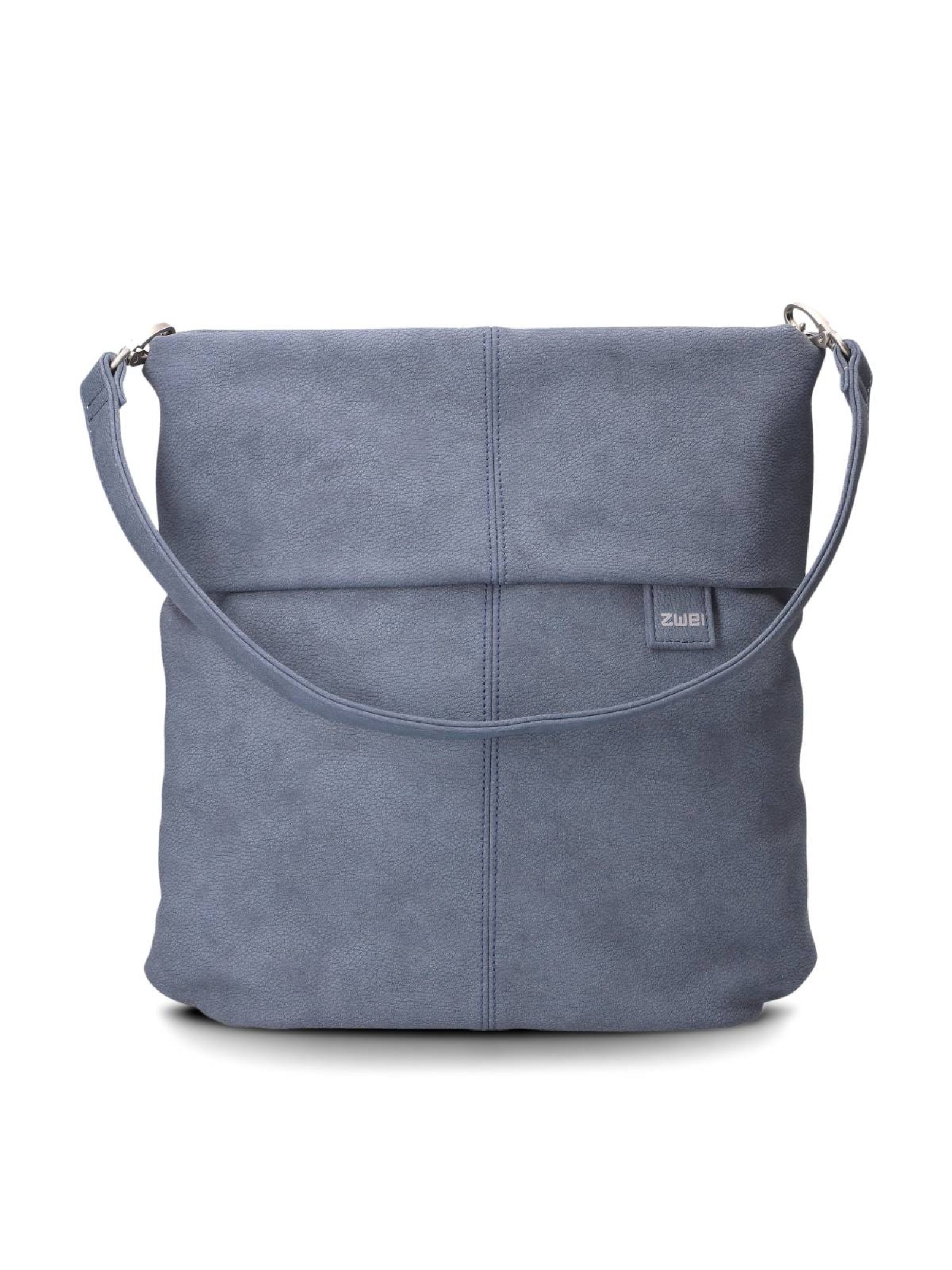 ZWEI - Bolso de hombro 'MADEMOISELLE.M M12' en azul: frente