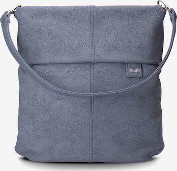 ZWEI - Bolso de hombro 'MADEMOISELLE.M M12' en azul: frente