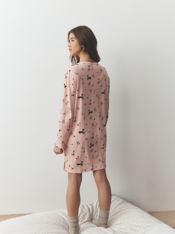 Next Natskjorte i pink