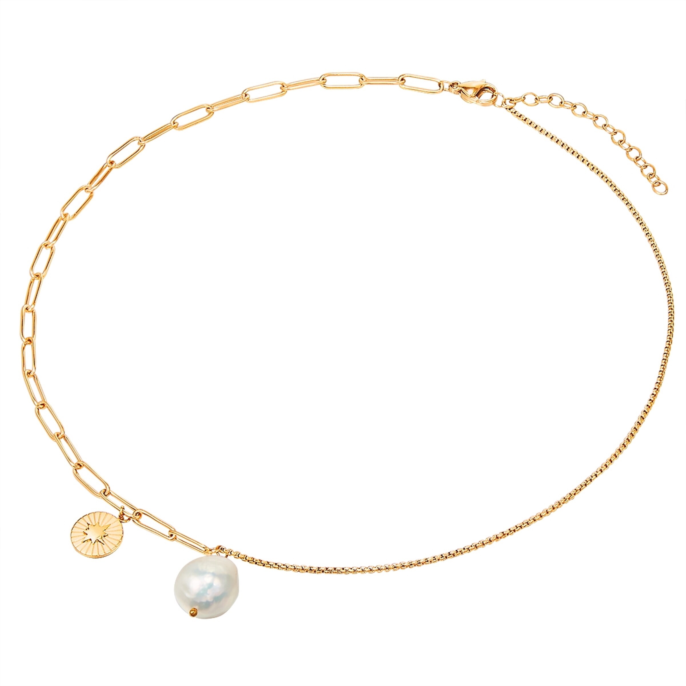 Chaîne Valero Pearls en or : devant